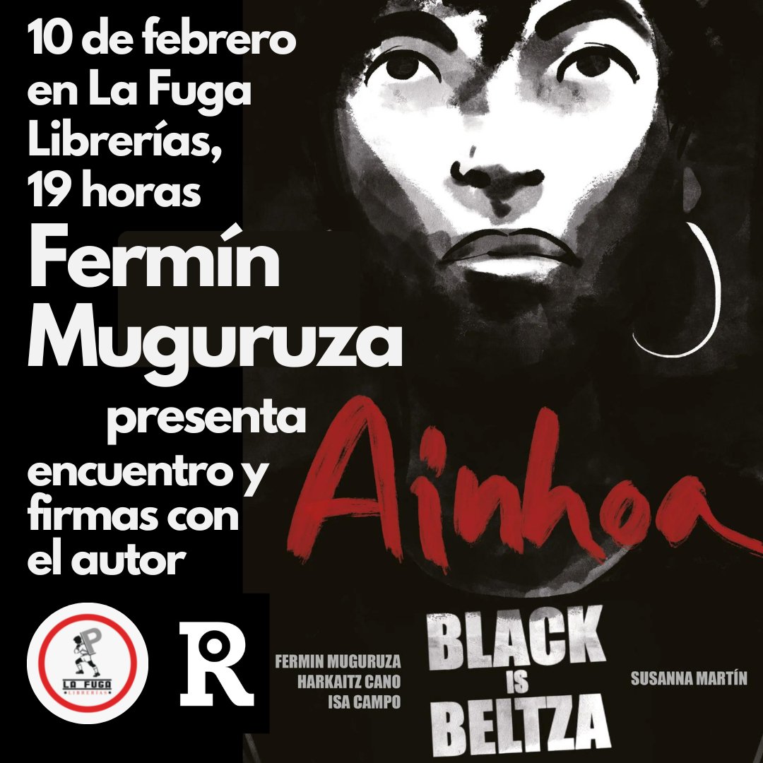 10 de Febrero a las 19horas en La Fuga Librerias con Fermin Muguruza