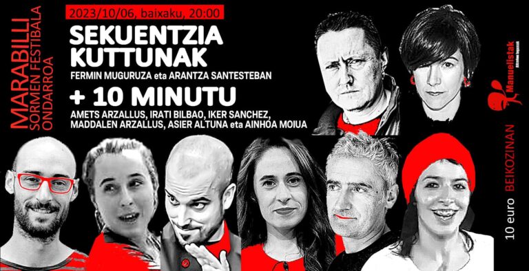 Marabilli Festibala 2023 - Sekuentzia Kuttunak - Fermin Muguruza eta Arantza Santesteban